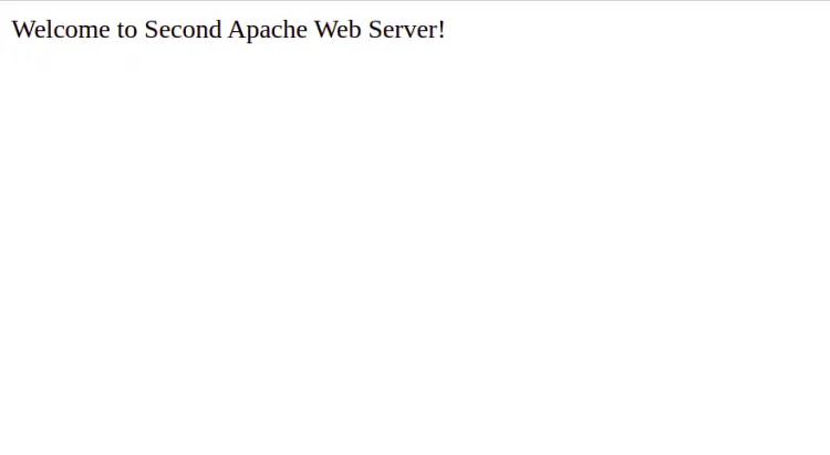 Second server