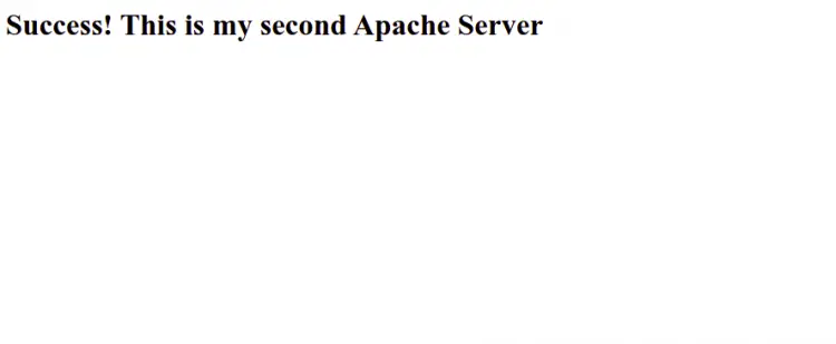 HAProxy second server