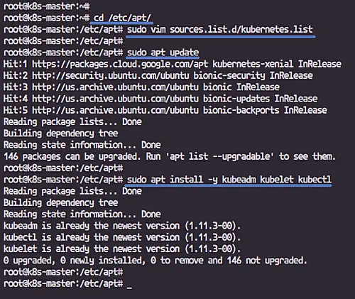 Install kubeadm package