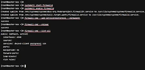 Configure the firewall