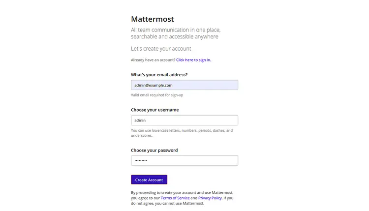 Mattermost Installer