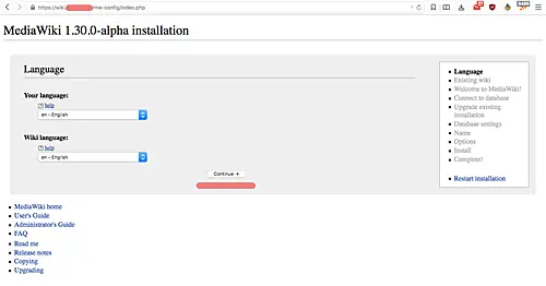 Language Configuration