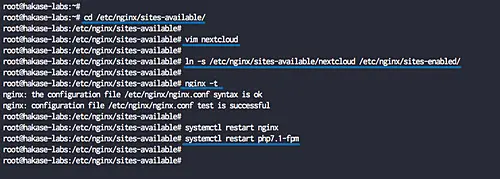 Configure Nginx for Nextcloud