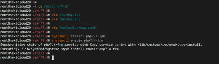 Install PHP-FPM 7.4