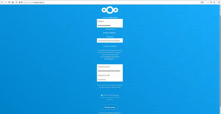 Install Nextcloud on Ubuntu 20.04