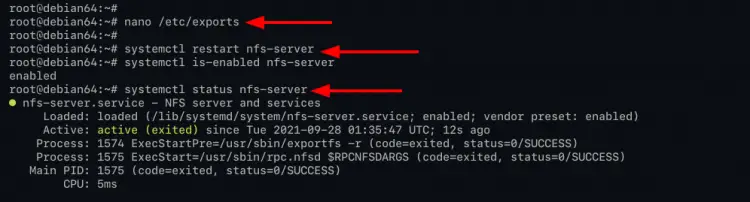 Configure and Verify NFS Server