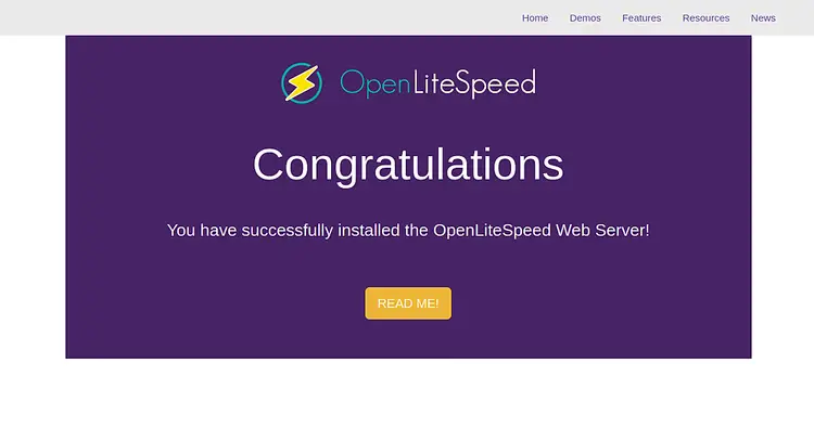 OpenLiteSpeed Web Server on Debian 10