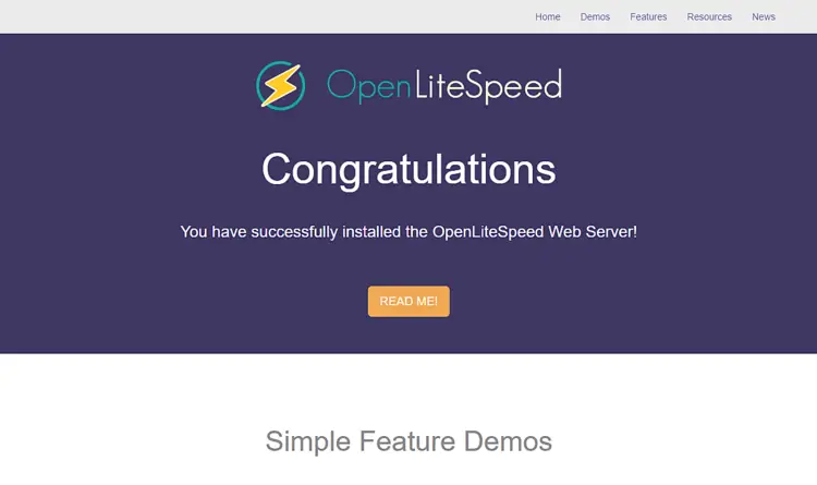 OpenLiteSpeed web server