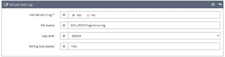 Configure logging