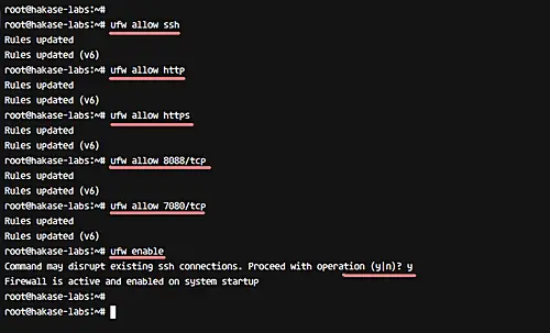 Configure UFW Firewall