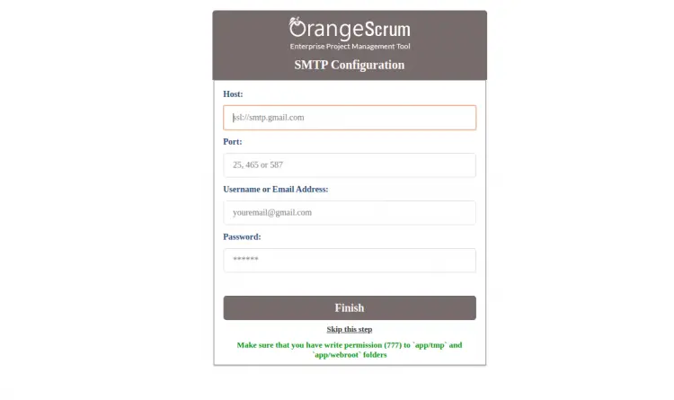 Configure Hostname, Username and Password