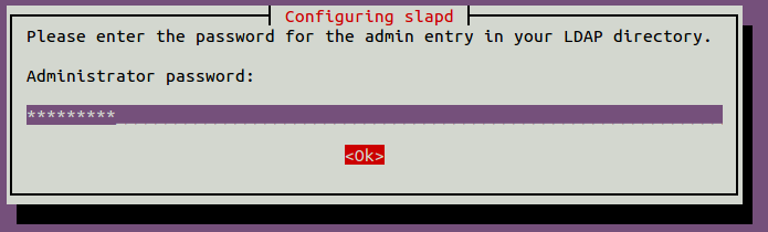 Configure slapd