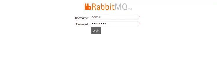 RabbitMQ Login