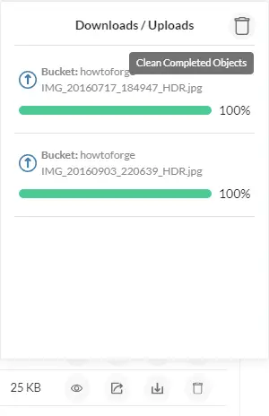 Minio Clear Upload Queue