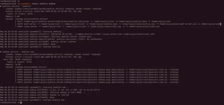 Configure Seafile and Seahub as a Systemd Service