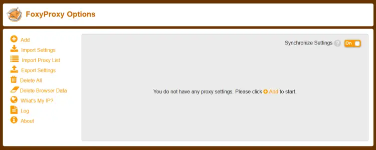FoxyProxy Extension Homepage
