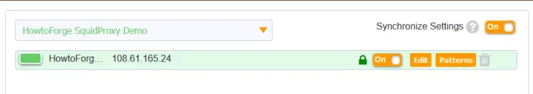 FoxyProxy Proxy List