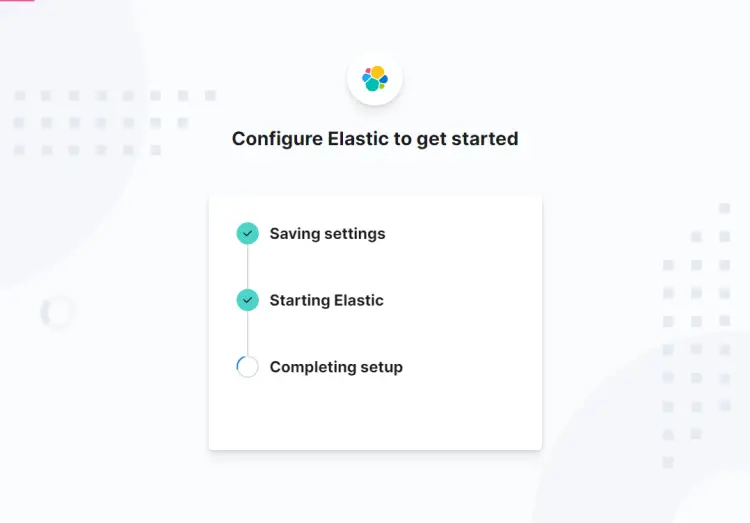 Elasticsearch web setup