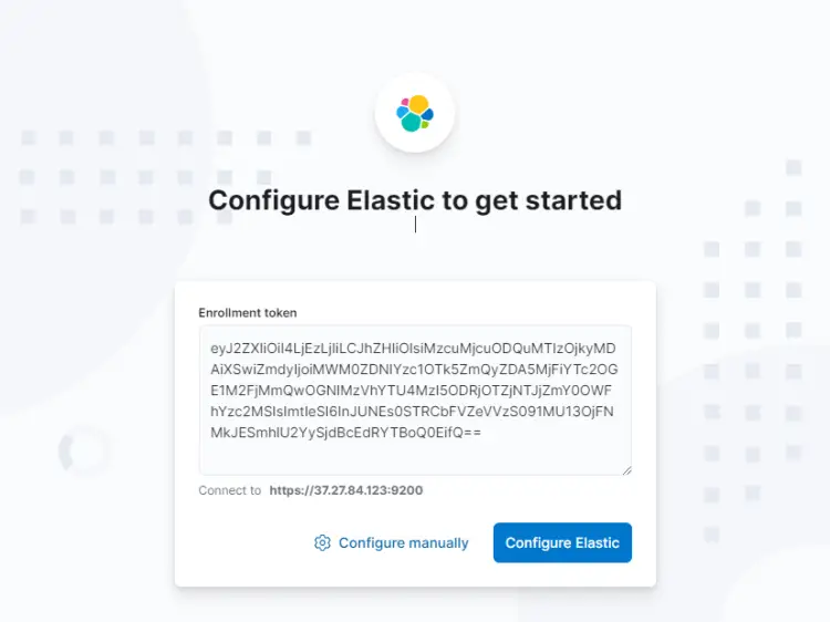 Kibana Enrollment Token Value