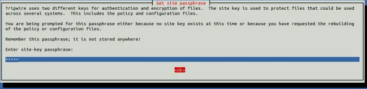Set a site key