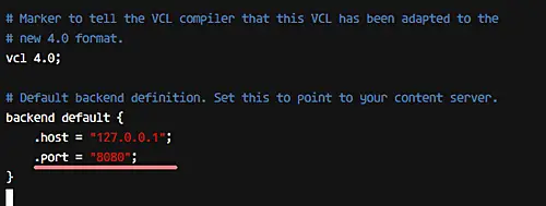 Configure Varnish