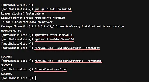 Configure Firewalld