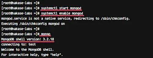 Install and configure MongoDB