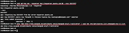 Install and Configure MongoDB