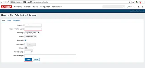 Change password