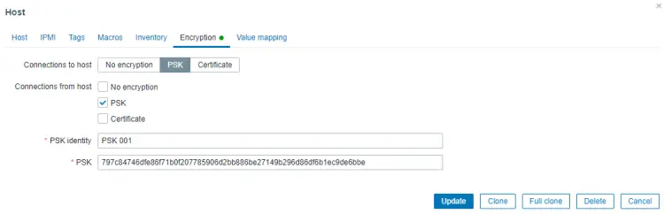 Zabbix Agent Encryption