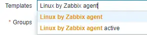 Zabbix Templates Option