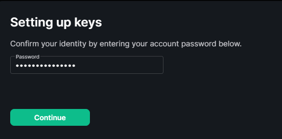 Element Password Verify