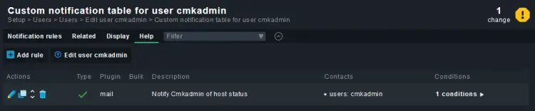 Checkmk Pending Notification Rules