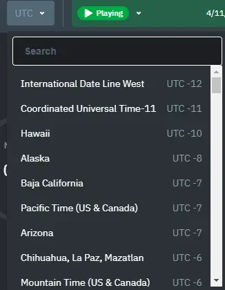 Netdata Timezone Change