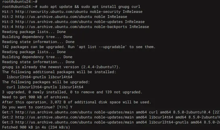 install curl
