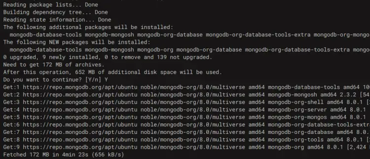 install mongodb