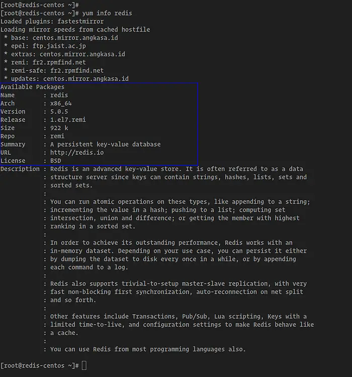 Install Redis on CentOS