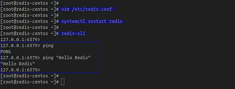 Edit Redis configuration