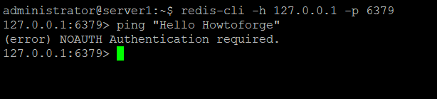 Testing Redis Authentication