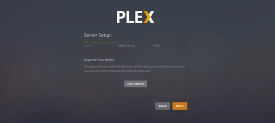 Plex Server Setup