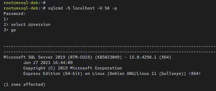 login mssql server