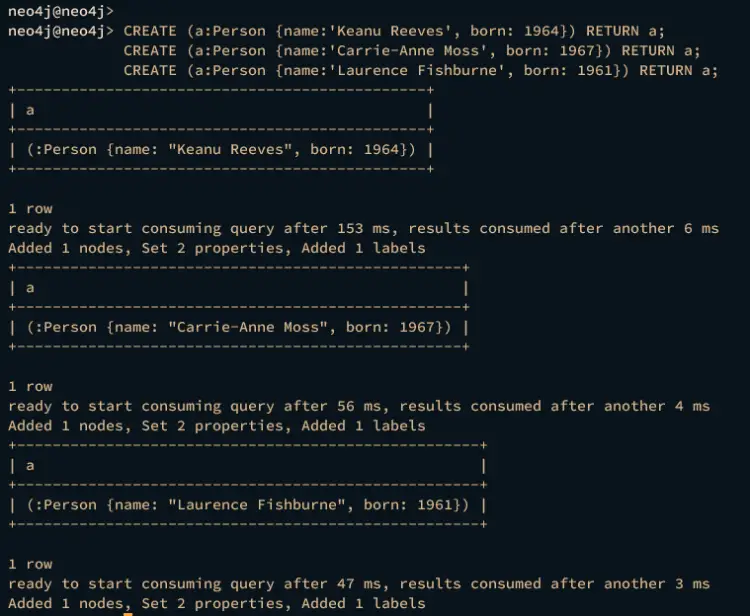 create multiple nodes