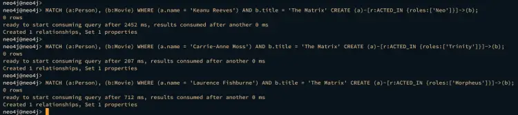create relationships between nodes