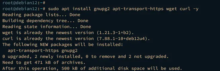 install basic deps