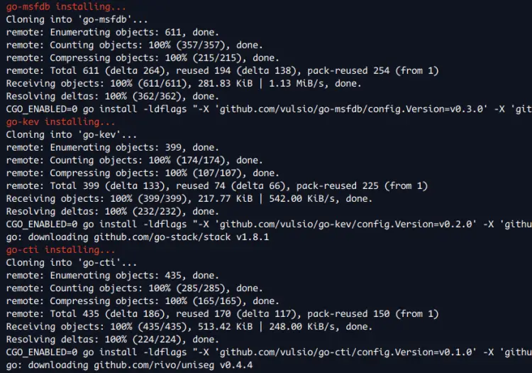 install vuls