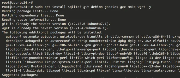 update repo and install deps