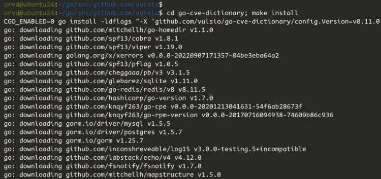 cve dictionary