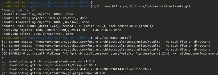 install vuls