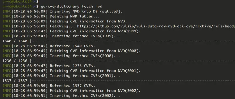 download nvd database