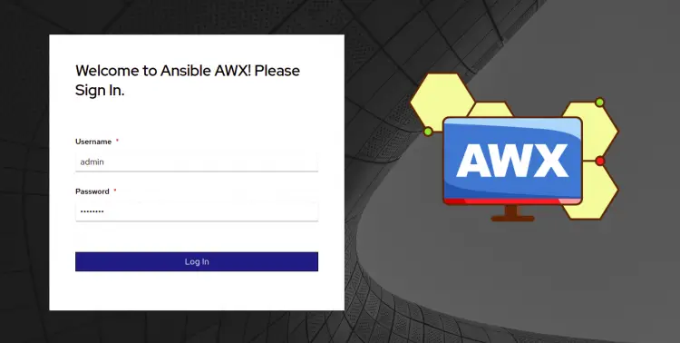 Ansible AWX Login